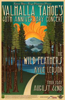 The Wild Feathers and Kyle Ledson at Valhalla Tahoe 40th anniversary concert